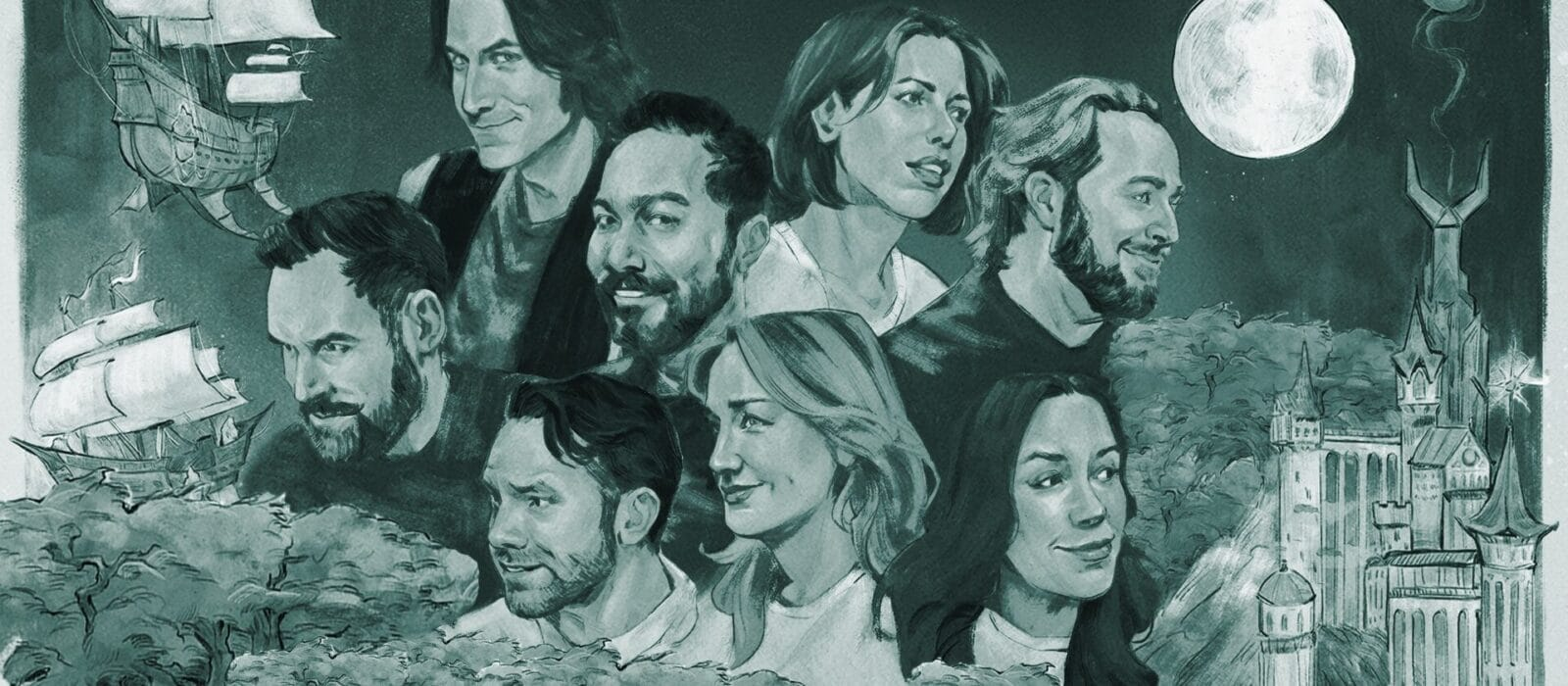 Echoes of Exandria Live Tour - Critical Role Cast Illustration